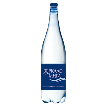 Вода "Зеркало Мира" 0.5 литра негазированная ПЭТ