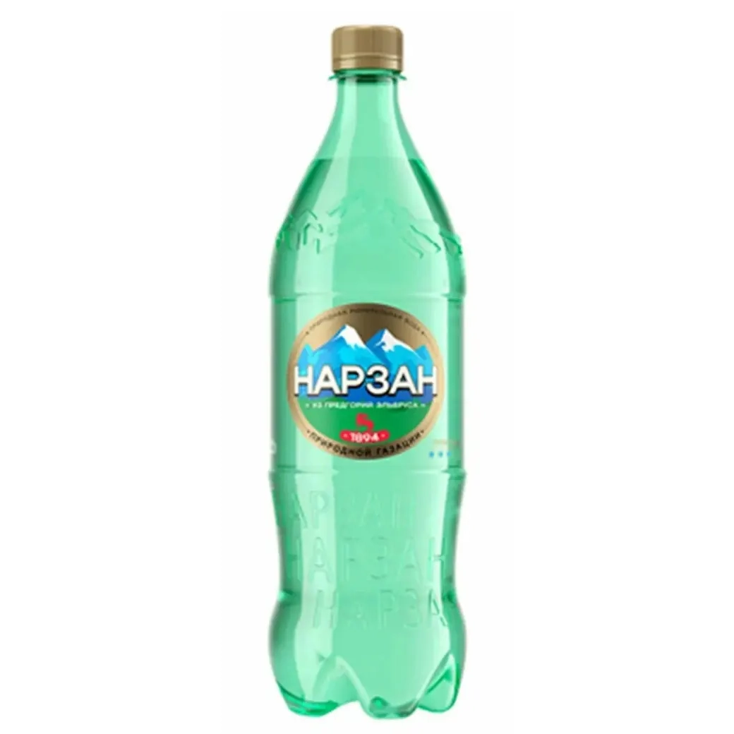 Вода Нарзан 1 л, прир. газ., пэт, уп. 9 шт. от магазина Vitarel