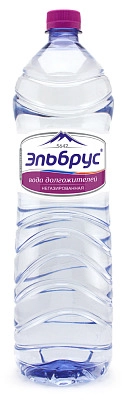 Вода "Эльбрус" 1.5 литра, негаз., ПЭТ, 6 шт. в уп от магазина Одежда+