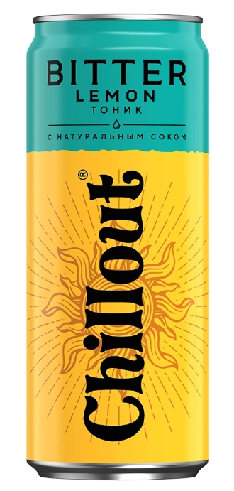 Тоник газированный «ChillOut Биттер Лимон» 0,33 литра, ж/б уп. 12 шт. от магазина Одежда+
