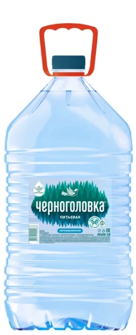 Вода питьевая Черноголовка 5 литров негазированная, пэт, 2 шт. в уп.