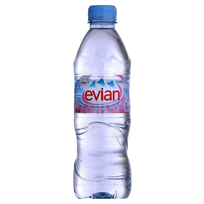 Минеральная вода без газа "Evian/Эвиан" 0,5 литра пэт. Упаковка 24 шт.
