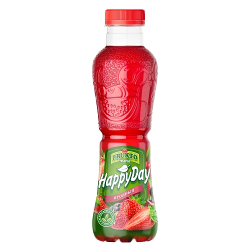 Сокосодержащий напиток Fruktomania Happy day Ягодный 0,5 литра, 12 шт от магазина Одежда+