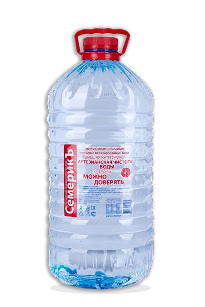 Вода Семерикъ природная питьевая негазированная 5 литров, 2шт. от магазина Одежда+
