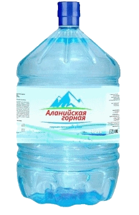 Питьевая вода "Аланийская горная" 19 литров одноразовая бутылка от магазина Одежда+